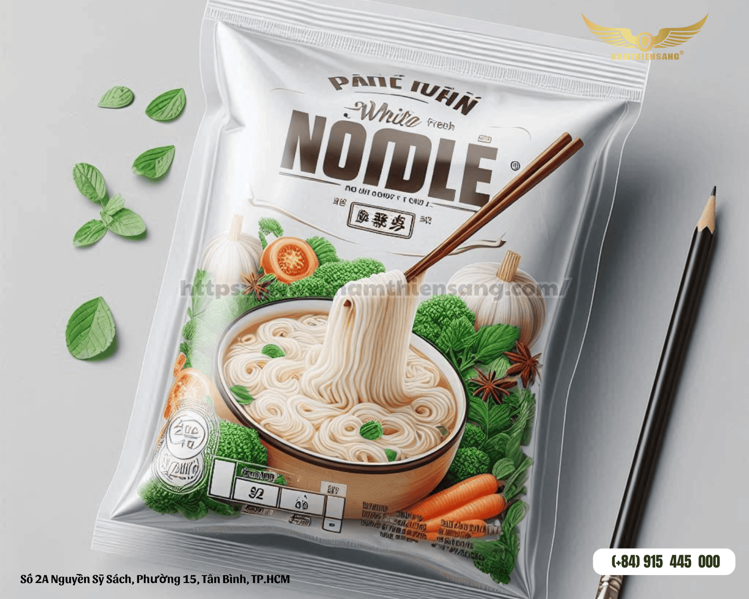 bao bì đựng bún phổ biến hiện nay